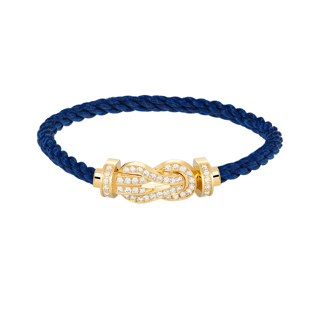 ¡®Imperial¡¯CHANCE LARGE 8 FIGURE BUCKLE FULLDIAMOND BRACELET GOLD
