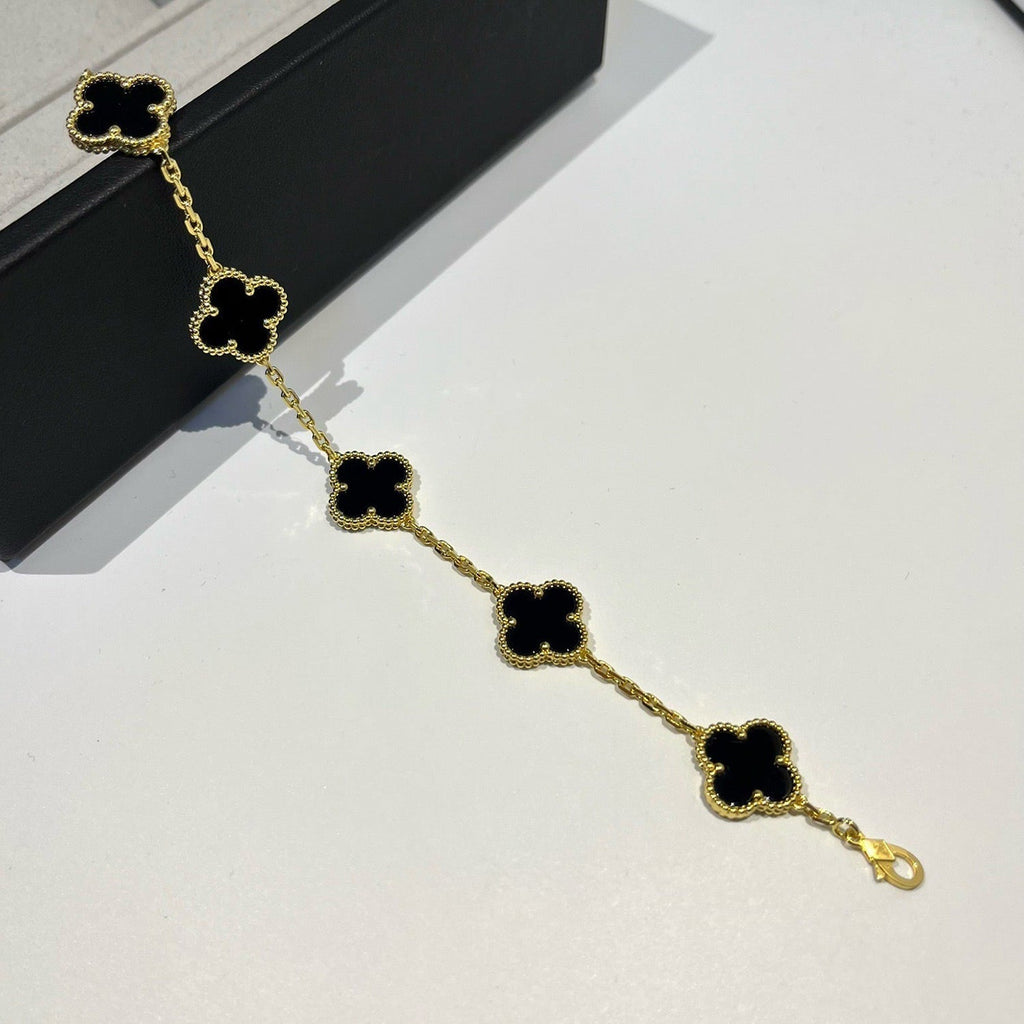 [Imperial]New CLOVER 5 MOTIF ONYXS BRACELET COLLECTION