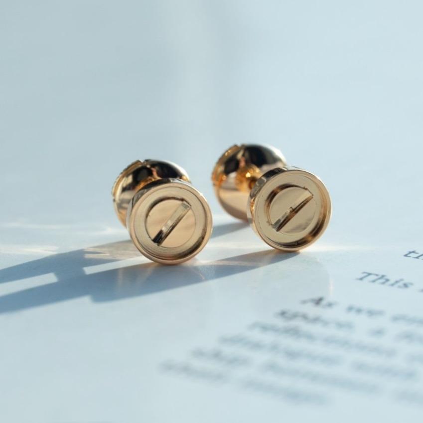 ¡®Imperial¡¯LOVE EARRINGS PINK GOLD 10MM