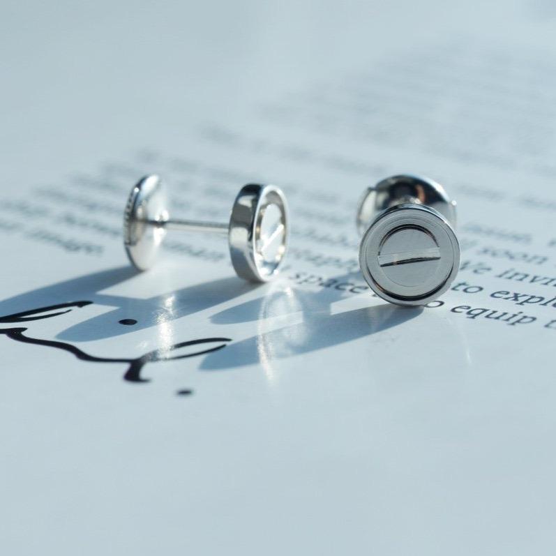 ¡®Imperial¡¯LOVE EARRINGS SILVER 10MM