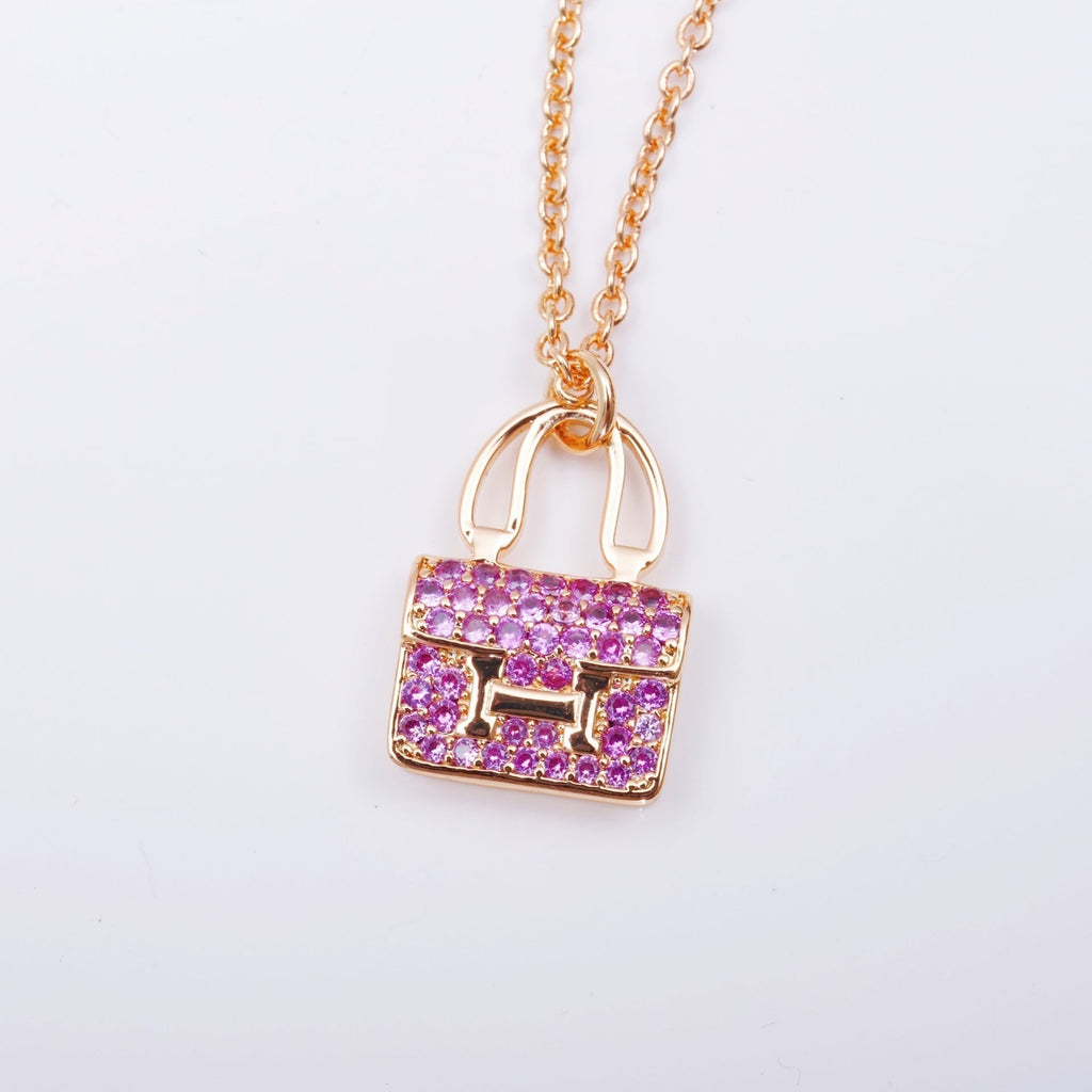 ¡®Imperial¡¯CONSTANCE PEDANT PURPLE DIAMOND NECKLACE