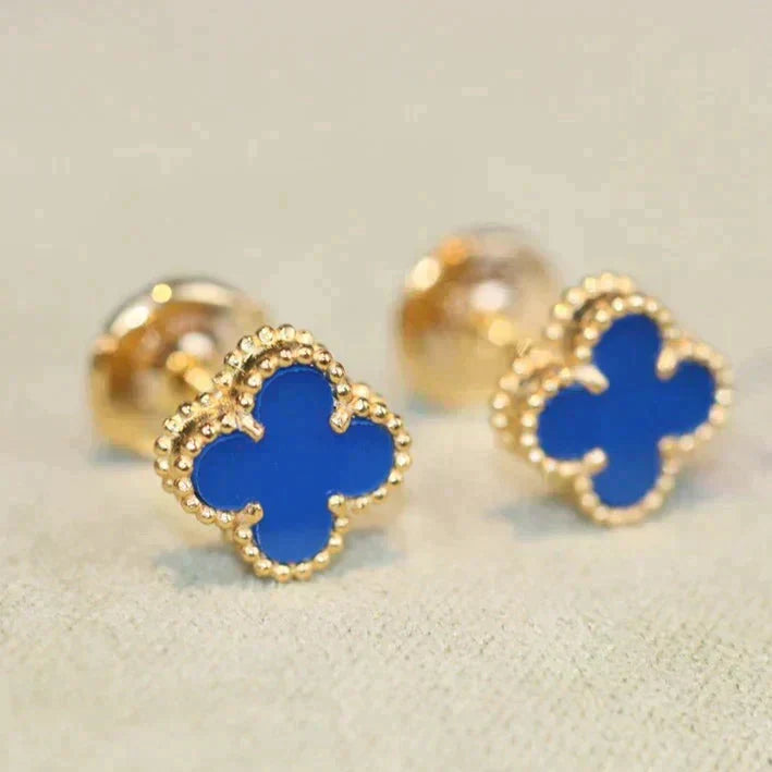 ¡®Imperial¡¯CLOVER MINI 9.5MM TURQUOISE EARRINGS