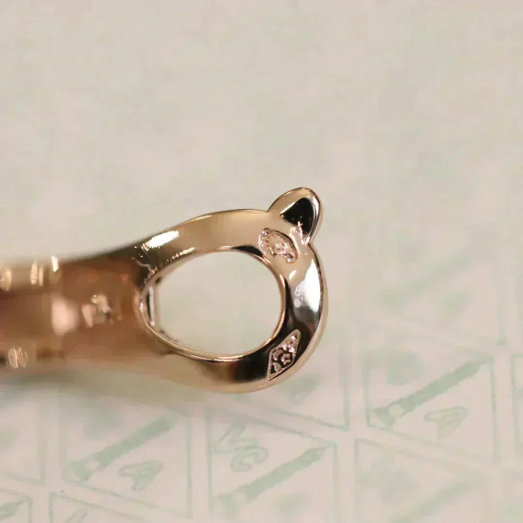 ¡®Imperial¡¯CLOVER MEDIUM 1 MOTIFS FUll DIAMOND EARRINGS