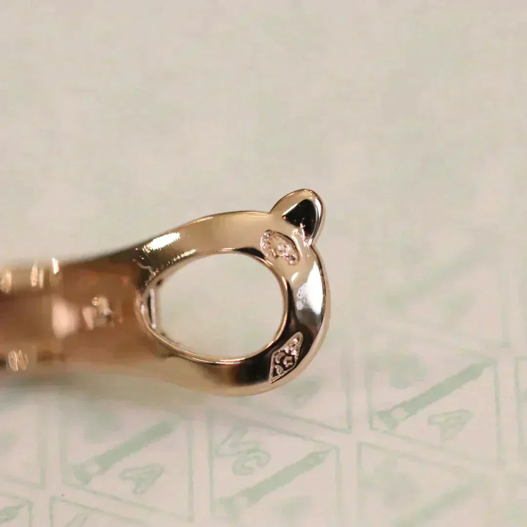 ¡®Imperial¡¯CLOVER MEDIUM 1 MOTIFS FUll DIAMOND EARRINGS