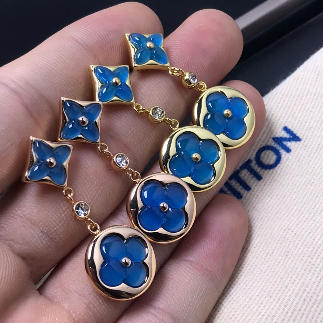 ¡®Imperial¡¯STAR AND SUN AGATE DIAMOND EARRINGS