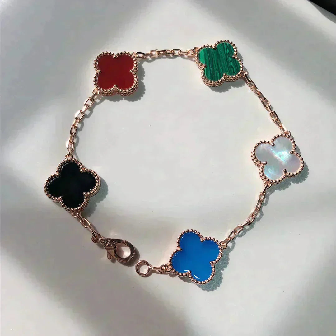 ¡®Imperial¡¯CLOVER 5 MOTIFS MULTICOLOR  BRACELET