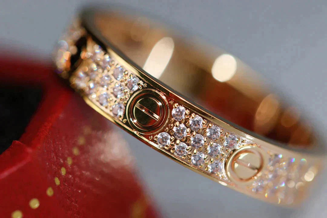 ¡®Imperial¡¯LOVE RING 3.6MM DIAMOND PAVED