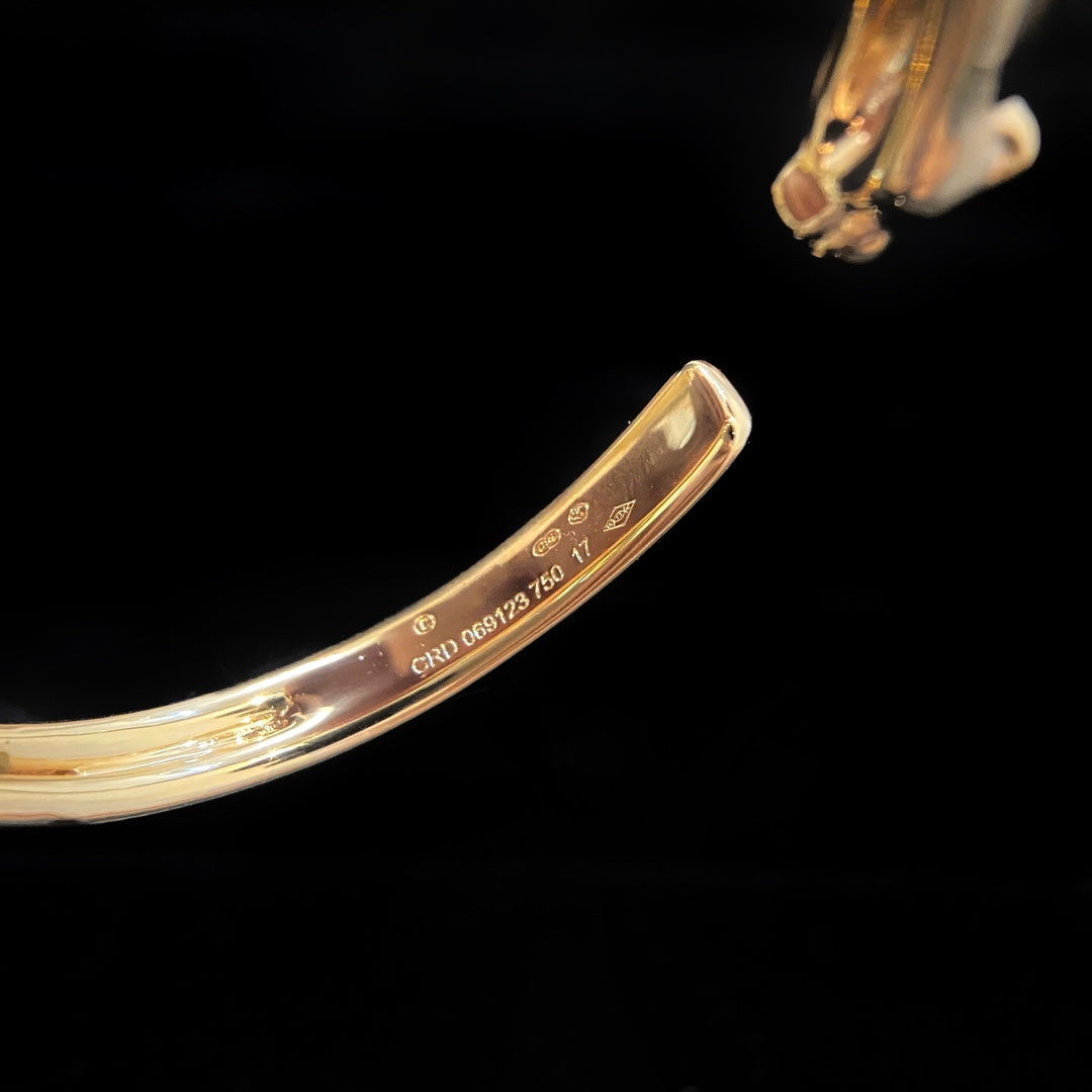 ¡®Imperial¡¯PANTHERE GOLD OPEN BRACELET