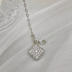 ¡®Imperial¡¯CLOVER 5 MOTIFS SILVER DIAMONDS NECKLACE