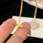 ¡®Imperial¡¯CLOVER 25MM MOP LARGE PENDANT NECKLACE