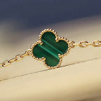 ¡®Imperial¡¯CLOVER 20 MOTIFS MALACHITE DIAMOND NECKLACE
