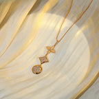 ¡®Imperial¡¯STAR AND SUN DIAMOND PINK GOLD NECKLACE