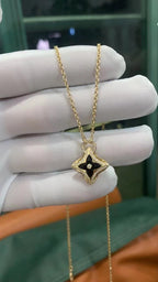 ¡®Imperial¡¯STAR PEDANT PINK GOLD DIAMOND NECKLACE