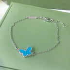 ¡®Imperial¡¯BUTTERFLY TURQUOISE BUTTERFLY BRACELET SILVER