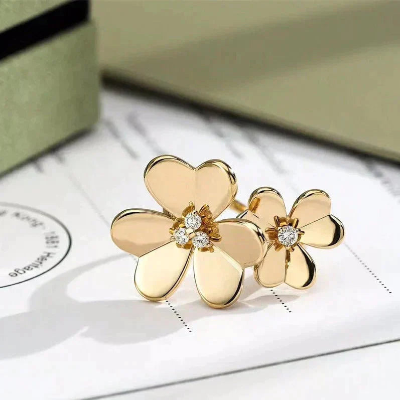 ¡®Imperial¡¯CLOVER COMOS GOLD DIAMOND RING