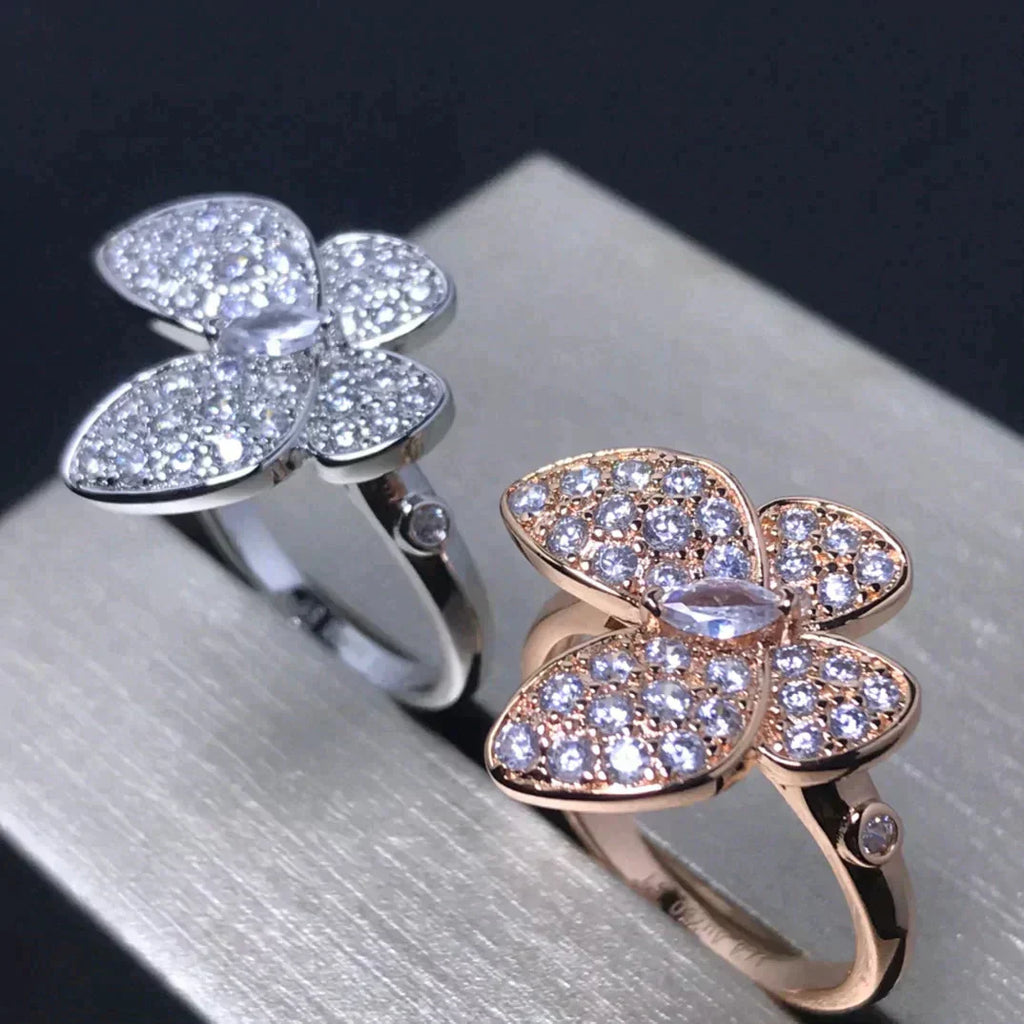¡®Imperial¡¯BUTTERFLY PINK GOLD DIAMOND RING