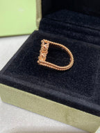 ¡®Imperial¡¯CLOVER RIVERSIBLE ROSE GOLD RING