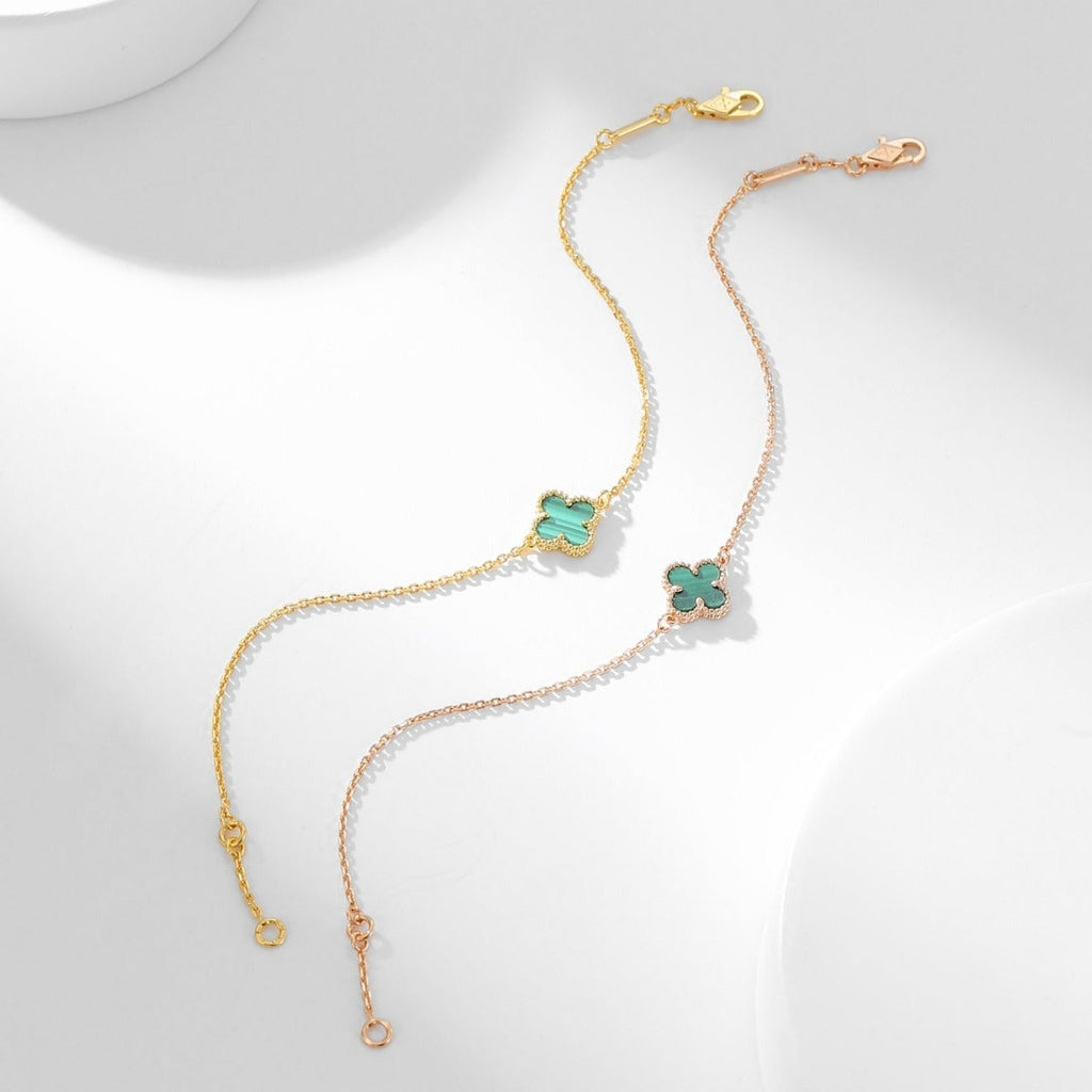 ¡®Imperial¡¯CLOVER BRACELET MALACHITE 1 MOTIF