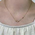 ¡®Imperial¡¯FORCE 10 DIAMOND PINK GOLD NECKLACE