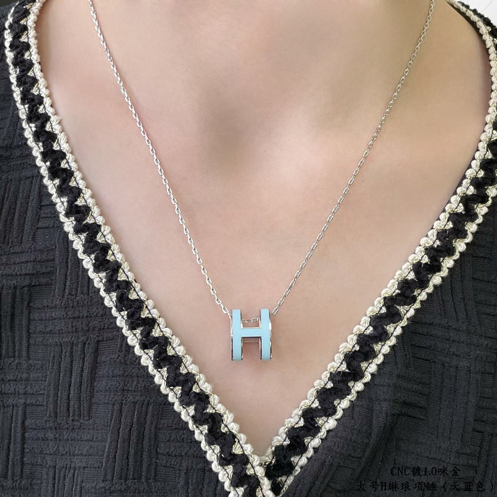¡®Imperial¡¯POP H SKY BLUE NECKLACE