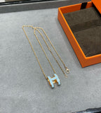 ¡®Imperial¡¯POP H SKY BLUE NECKLACE
