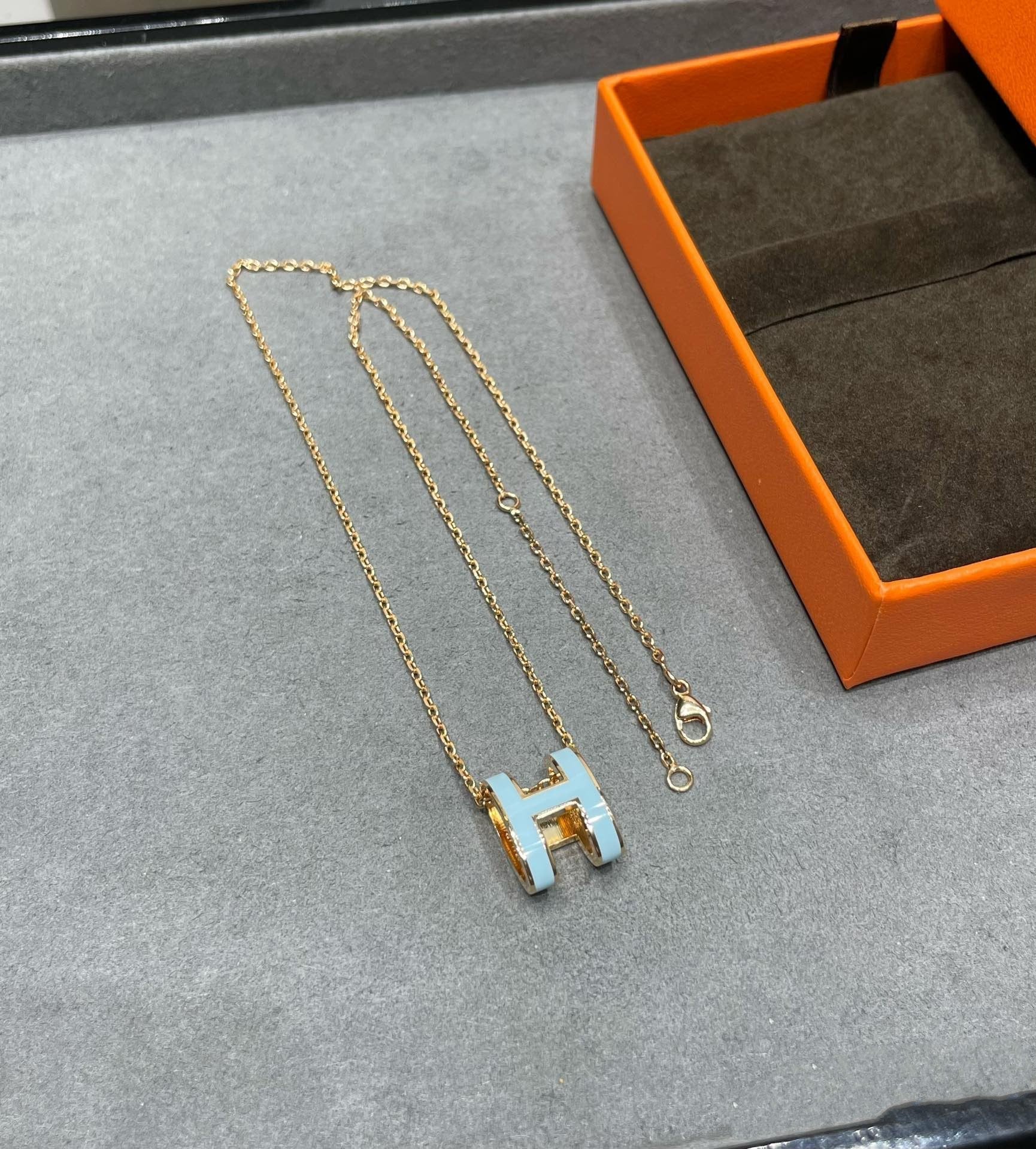¡®Imperial¡¯POP H SKY BLUE NECKLACE