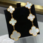 ¡®Imperial¡¯CLOVER MOP 3 MOTIFS GOLD EARRINGS