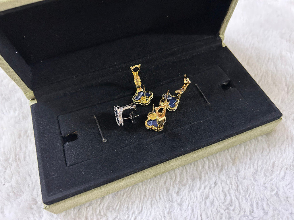 ¡®Imperial¡¯CLOVER PIETERSITE MEDIUM STUD EARRINGS