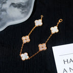 [Imperial]New CLOVER WHITE PEARL MOP 5 MOTIF BRACELET COLLECTION