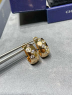 ¡®Imperial¡¯BEE LOVE DIAMOND HOOP EARRINGS