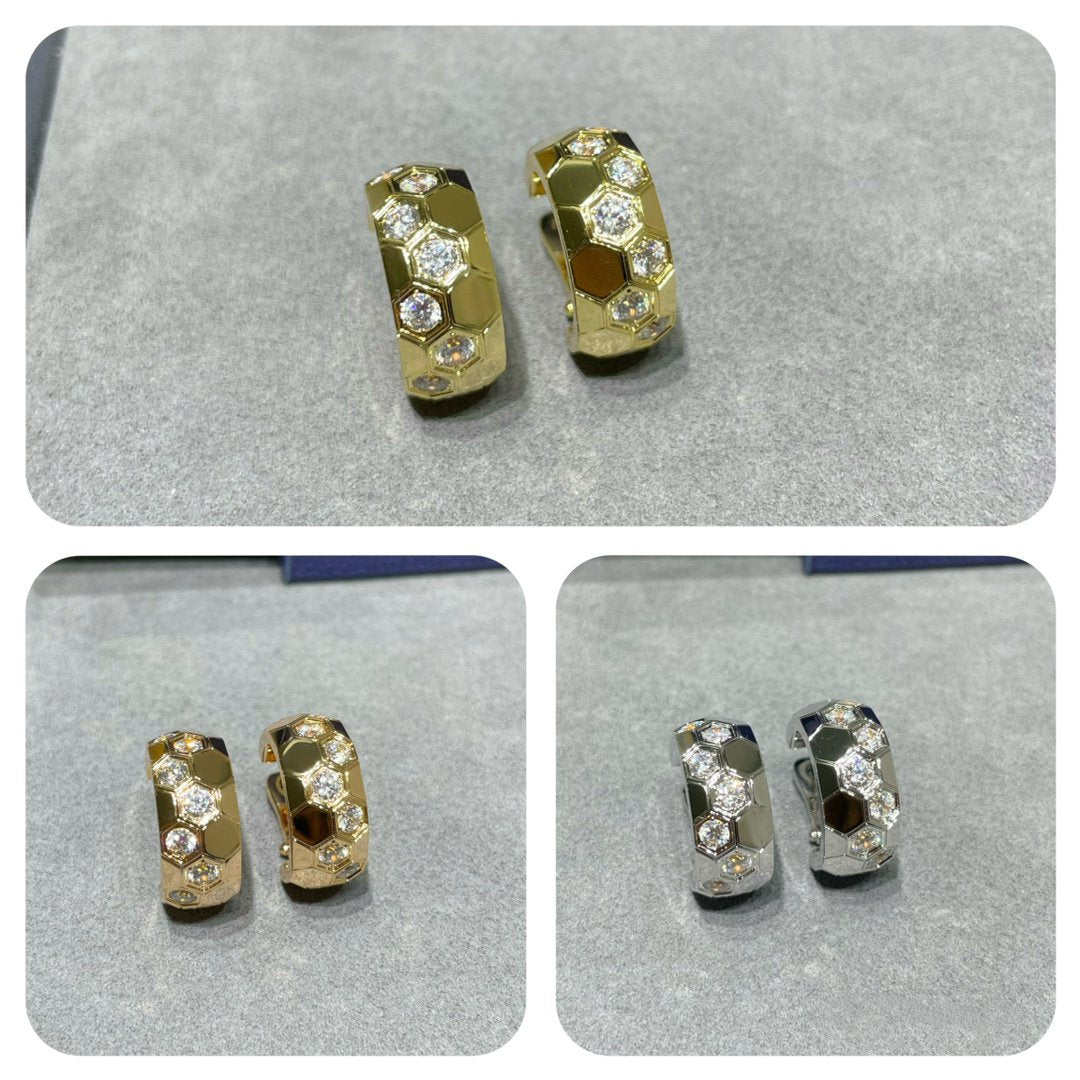 ¡®Imperial¡¯BEE LOVE DIAMOND HOOP EARRINGS