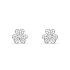 ¡®Imperial¡¯CLOVER COMOS DIAMOND EARRINGS SILVER