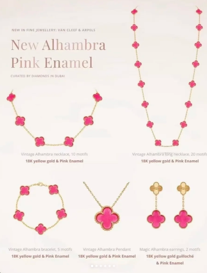 [Imperial] 26 NEUE ROSA BUBBLE-EMAILLE-SET