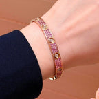 [Imperial] 26 NEW EXCLUSIVE LOVE BRACELETS 6.1MM DIAMOND-PAVED 10 BIG DIAMONDS