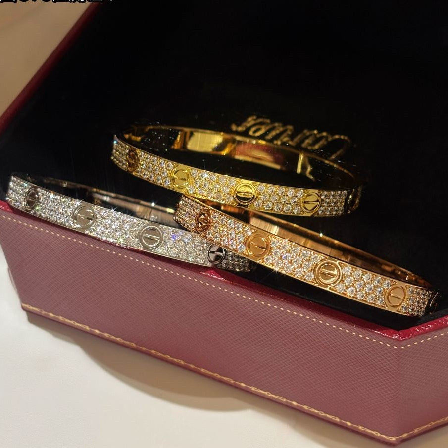 [Imperial] LOVE BRACELET 6.1MM DIAMOND-PAVED