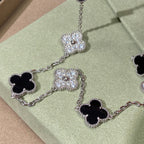 [Imperial] CLOVER 20 MOTIVE MALACHIT DIAMANTENKETTE
