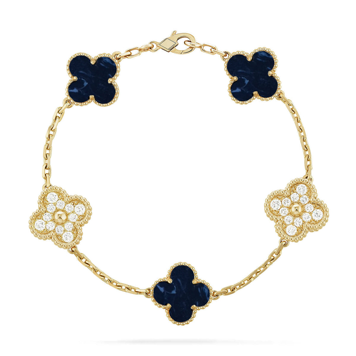 [Imperial]New CLOVER 5 MOTIF PIETERSITE BRACELET COLLECTION