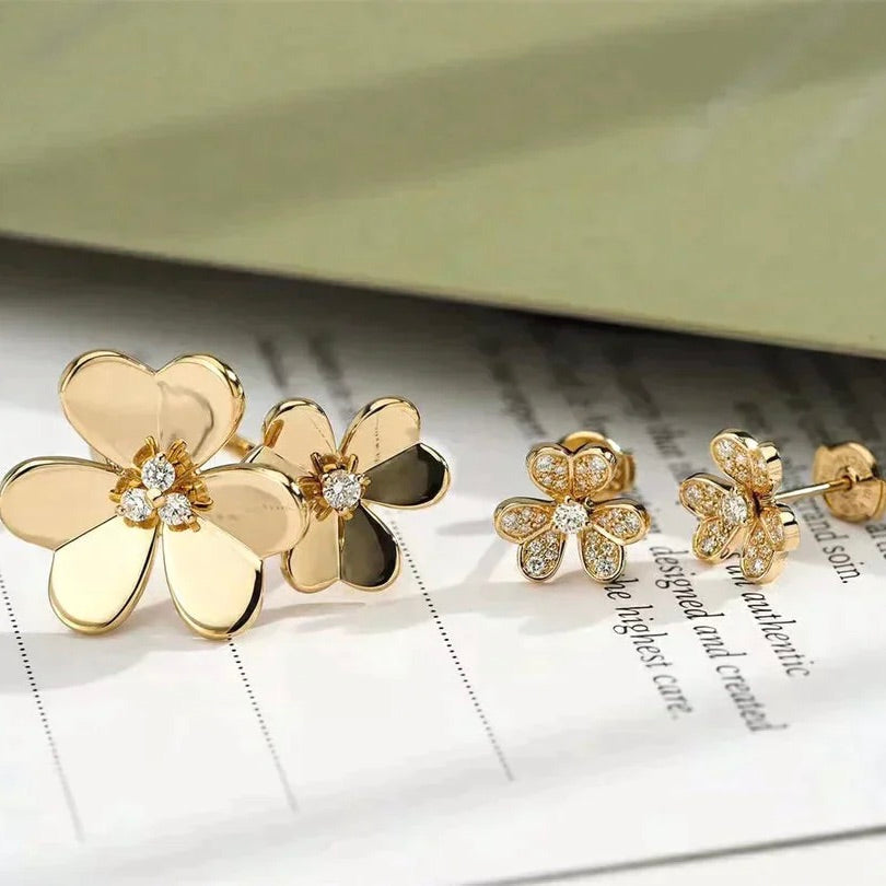 ¡®Imperial¡¯CLOVER COMOS GOLD DIAMOND RING