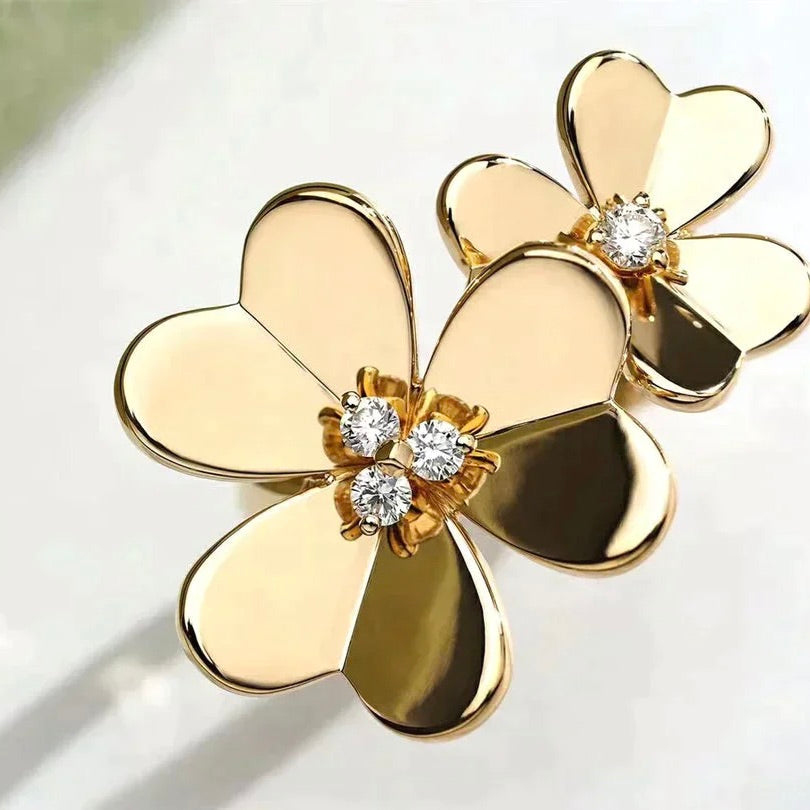 ¡®Imperial¡¯CLOVER COMOS GOLD DIAMOND RING