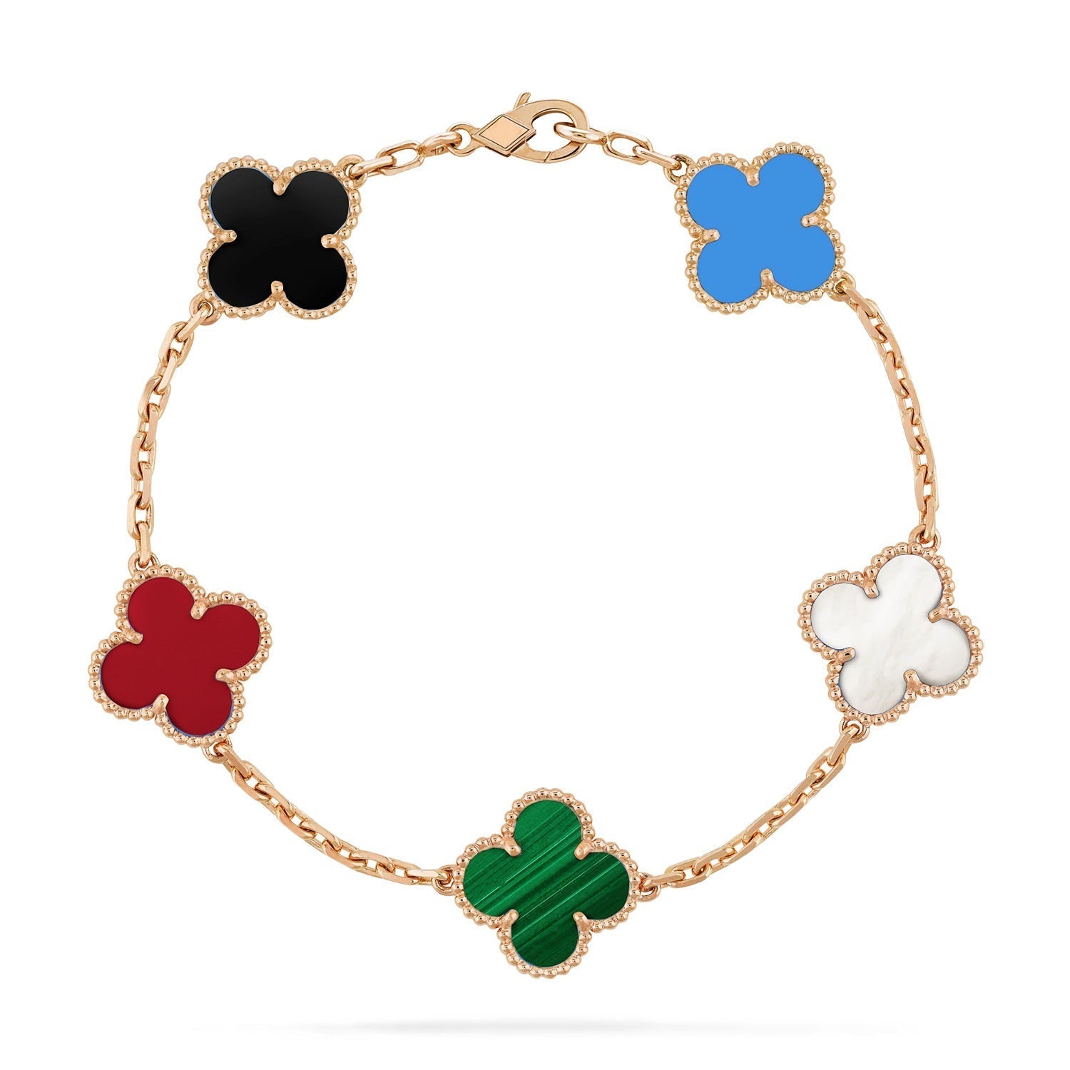 ¡®Imperial¡¯CLOVER 5 MOTIFS MULTICOLOR  BRACELET