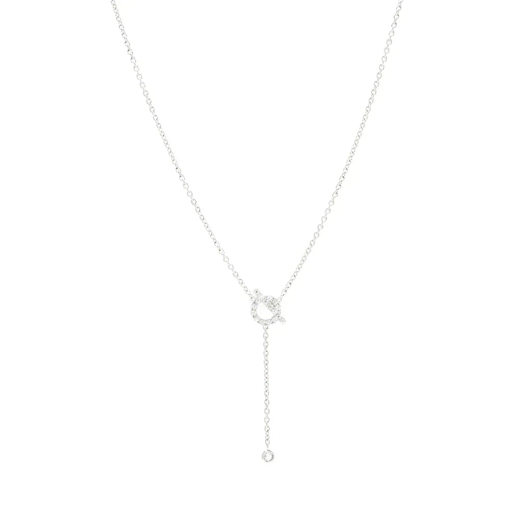 ¡®Imperial¡¯FINESSE SILVER DIAMOND NECKLACE