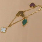 ¡®Imperial¡¯LUCKY SPRING 5 MOTIF GOLD BRACELET