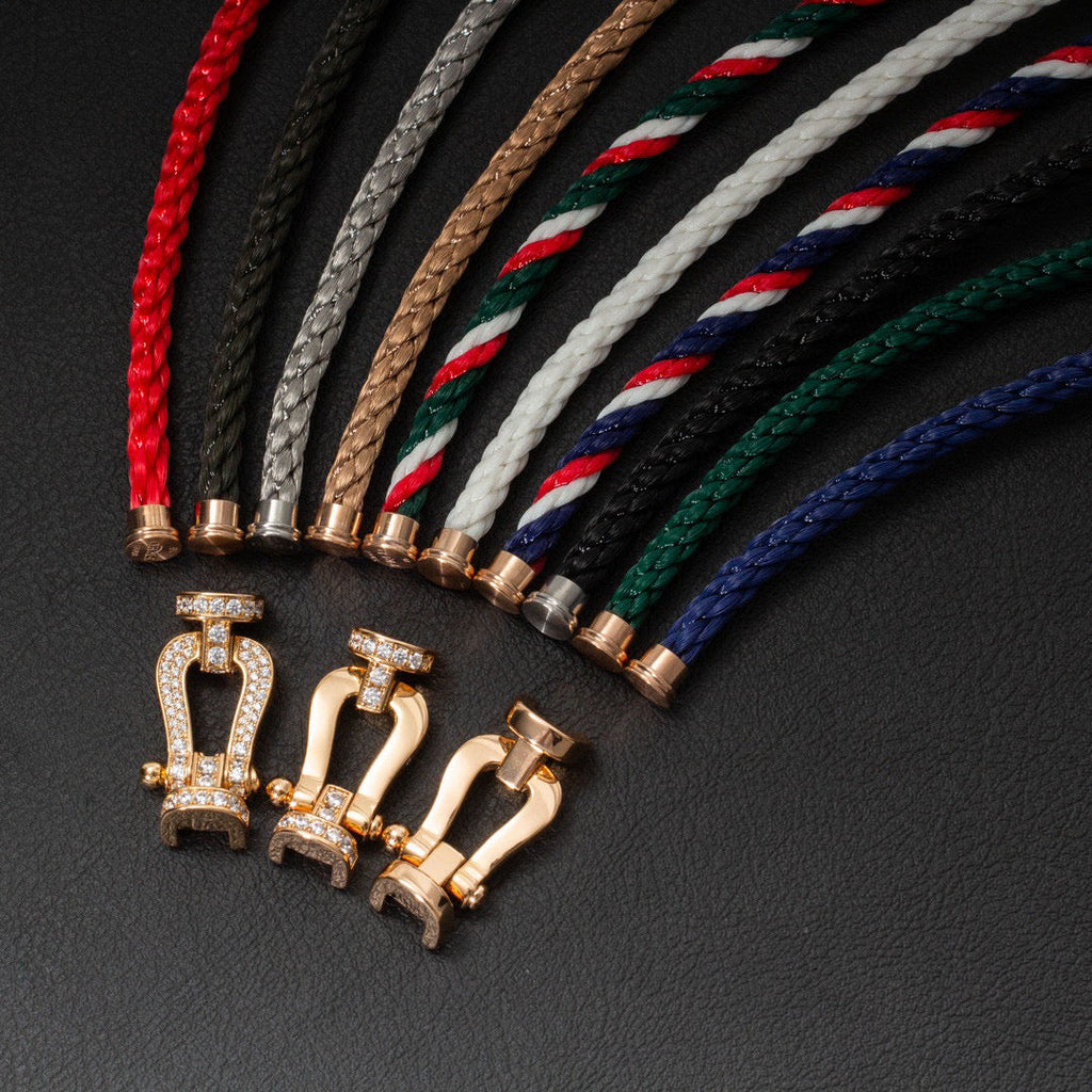 ¡®Imperial¡¯FORCE LARGE HORSESHOE FULL DIAMOND BRACELET ROSE GOLD