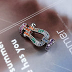 ¡®Imperial¡¯FORCE LARGE HORSESHOE  COLORED DIAMOND BRACELET ROSE GOLD