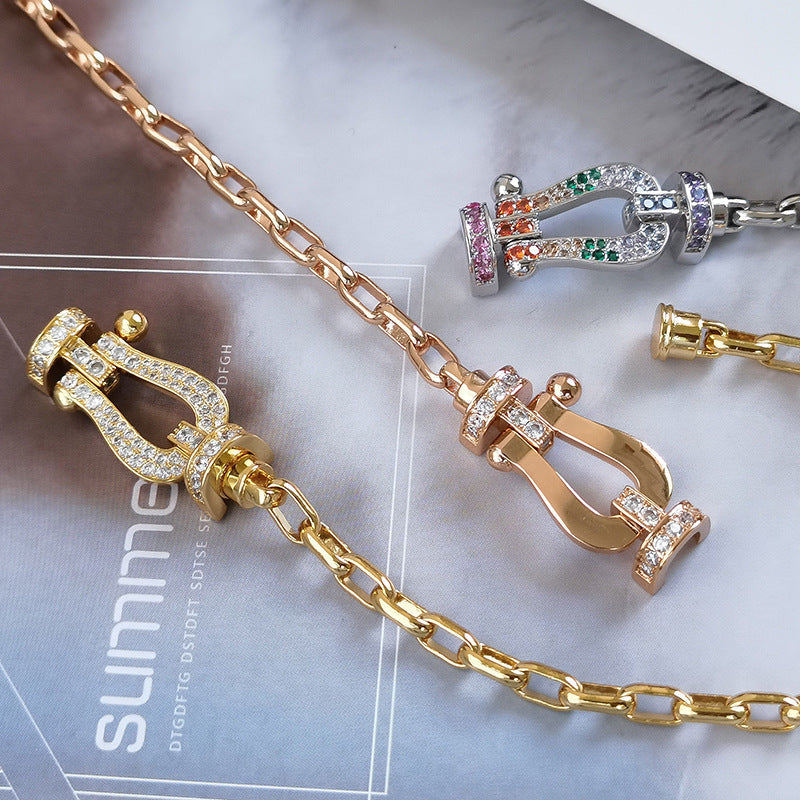 ¡®Imperial¡¯FORCE LARGE HORSESHOE CLASP  METAL BRACELET