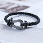 ¡®Imperial¡¯FORCE LARGE SERIES HORSESHOE BLACK SAMURAI BRACELET