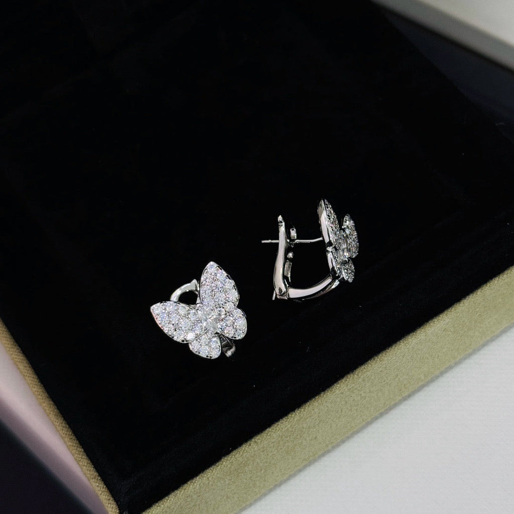 ¡®Imperial¡¯BUTTERFLY ALL DIAMOND EARRINGS