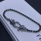 ¡®Imperial¡¯FORCE  LARGE HORSESHOE FULL DIAMOND TENNIS BRACELET