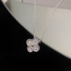 ¡®Imperial¡¯CLOVER 15MM DIAMOND SINGLE FLOWER NECKLACE