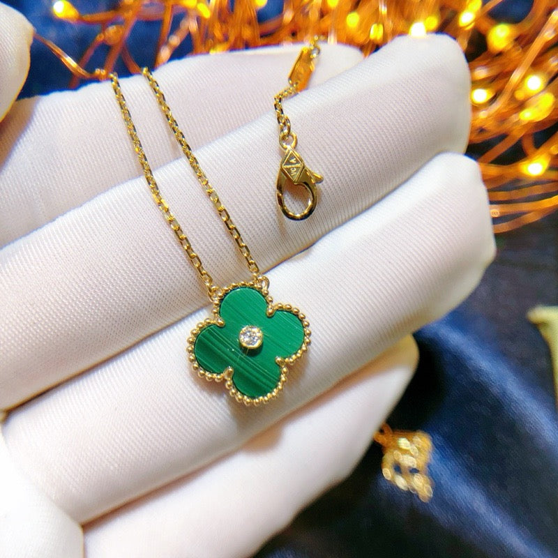 ¡®Imperial¡¯CLOVER 15MM DIAMOND TURQUOISE NECKLACE